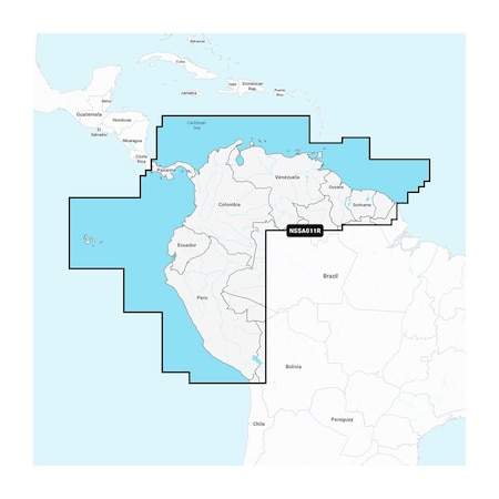 Garmin Navionics+ NSSA011R South America North 010-C1452-20